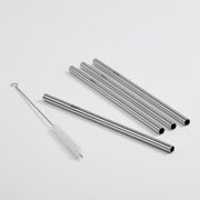 5-Piece Straw Set | Stainless Steel Straws Multi-Pack